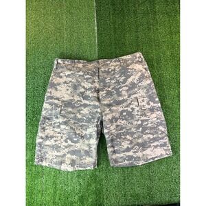 Digital Camo Y2K Cargo Shorts Military Tactical Outdoor Adventure Mens Size 38